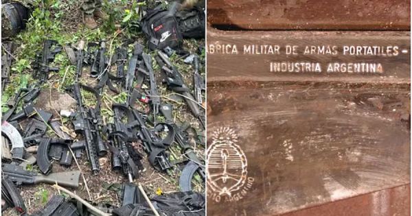 Argentinská puška nalezená v arzenálu favely v Riu 65 Argentinská puška nalezená v arzenálu favely v Riu