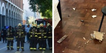 Balíček s výbušninami explodoval na četnické střední škole v Buenos Aires a zasáhl čtyři agenty 1 Balíček s výbušninami explodoval na četnické střední škole v Buenos Aires a zasáhl čtyři agenty